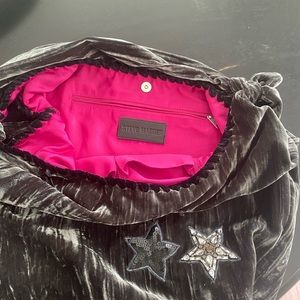 Steve Madden velvet bag with jewel star detail